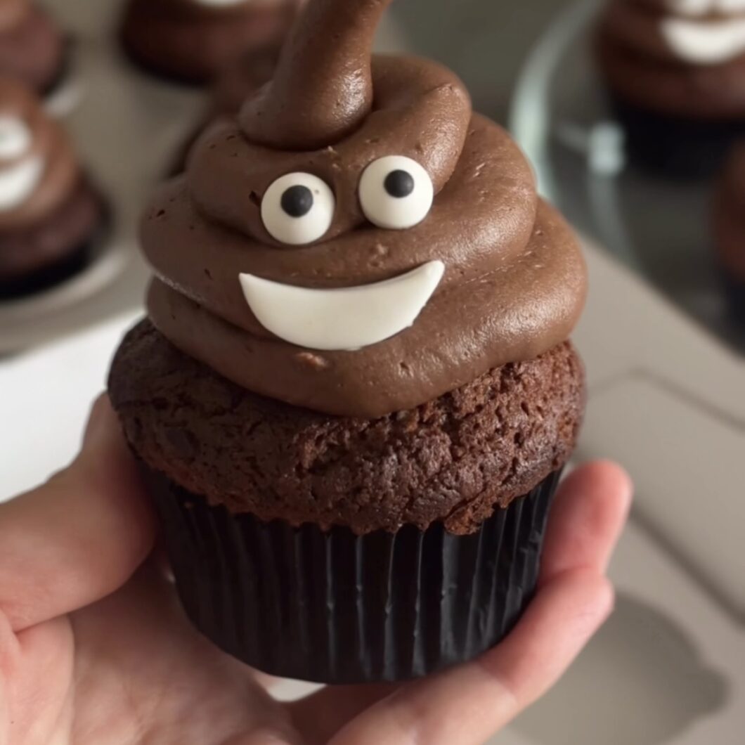 Lorte-cupcakes til børn 💩🧁